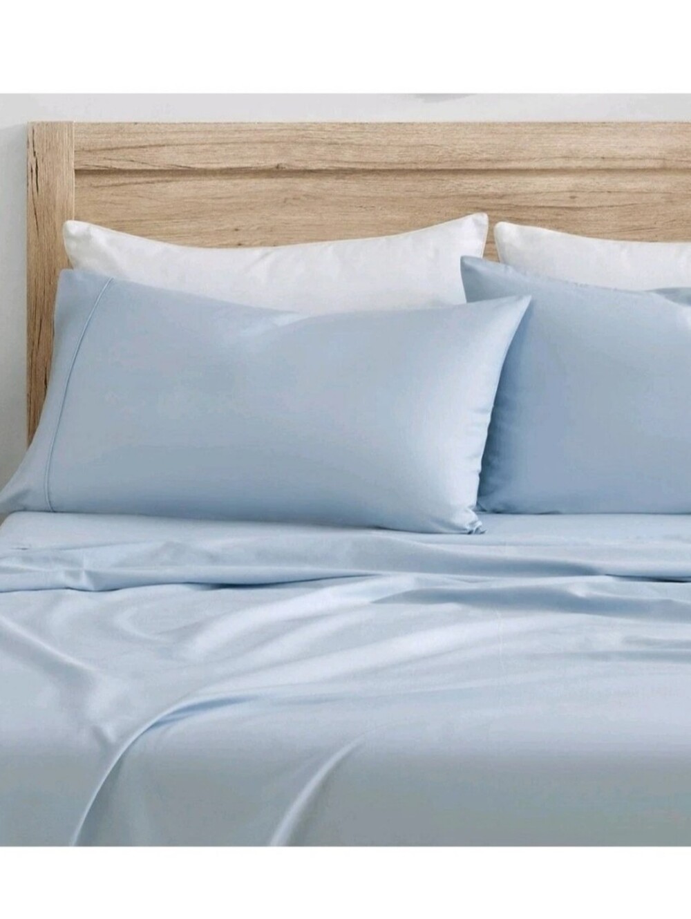 Kind•Lier 4 Piece Sheet Set (king) 100% Organic Cotton - Sky Blue